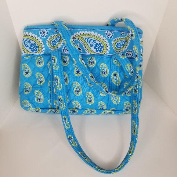 2 Vera Bradley Bags; 1 Blue Paisley Mini Tote Bag + 1 Frannie Lilli Bell Bag - Picture 15 of 15